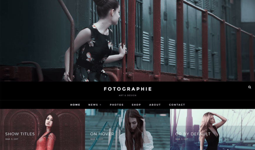 fotografie wordpress theme