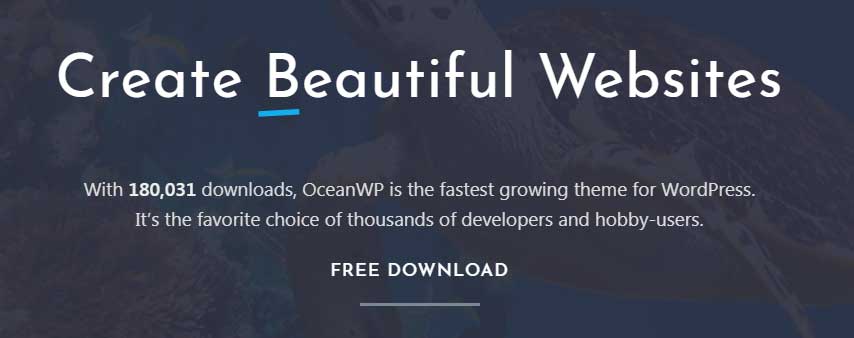 oceanwp free wordpress theme