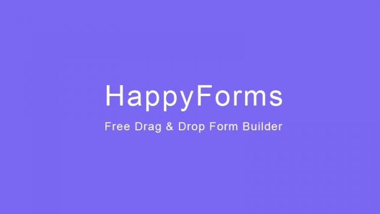 Happy Forms – Powerful Free WordPress Form Builder – Drag & Drop Form Builder